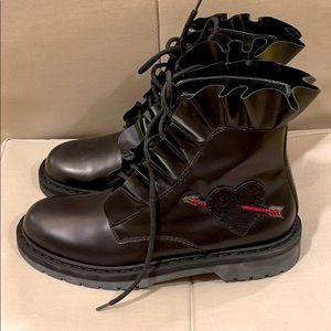 Valentino Garavani Love Combat boots New